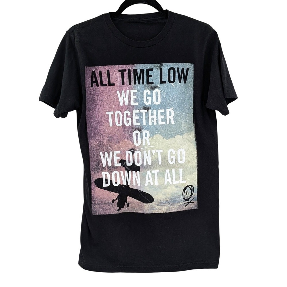All Time Low Band Tee Pop Punk Warped Tour Graphic T Shirt Black‎